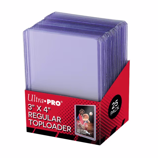 Ultra Pro Regular Toploader – 25 Pack